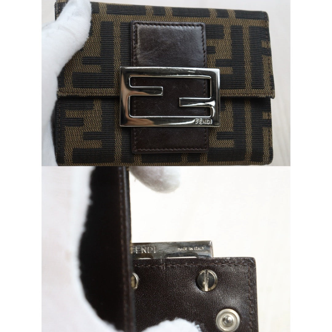 Good ( Rank AB)｜FENDI  Zucca Mamma Short Wallet ｜25102303