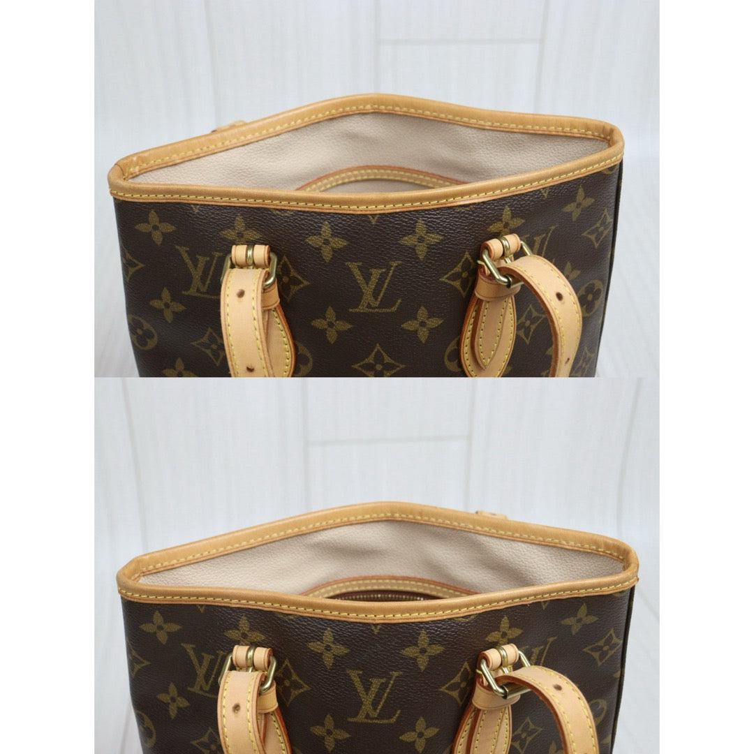 Include Entrupy Certificate of Authenticity｜Good ( Rank AB)｜ Louis Vuitton  Monogram Petit Bucket PM Tote Bag ｜26072201