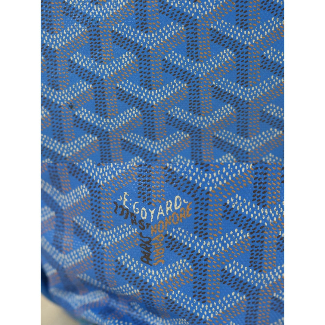 Include Entrupy Certificate of Authenticity｜Good ( Rank AB)｜ Goyard Anjou Mini Tote Bag Blue｜X26051706