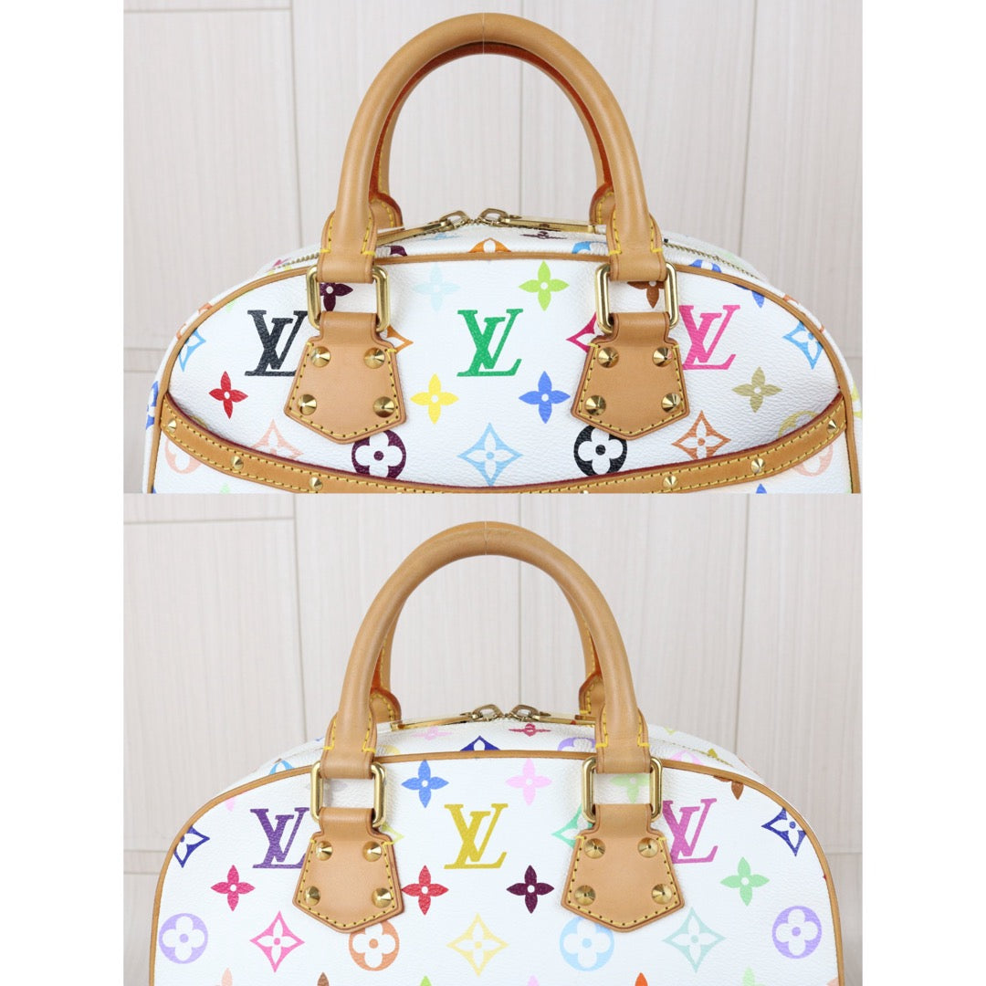 Include Entrupy Certificate of Authenticity｜Very Good ( Rank A)｜ Louis Vuitton Takashi Murakam Multi Monogram Trouville Hand Bag｜S26040805