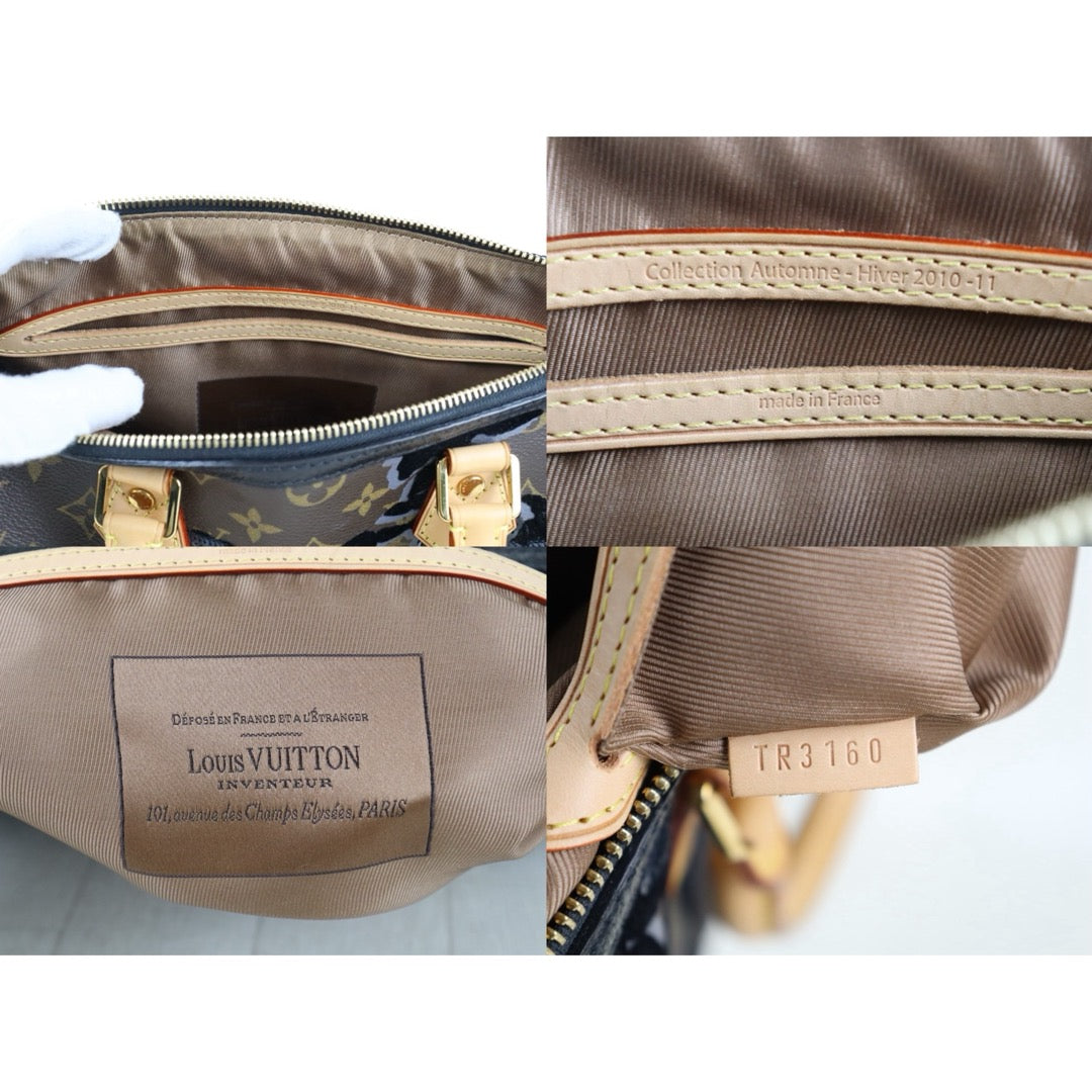 Include Entrupy Certificate of Authenticity｜Very Good ( Rank A)｜ Louis Vuitton Monogram Fleur De Jals 2010  speedy30 Limited Edition Hand Bag ｜S26062207