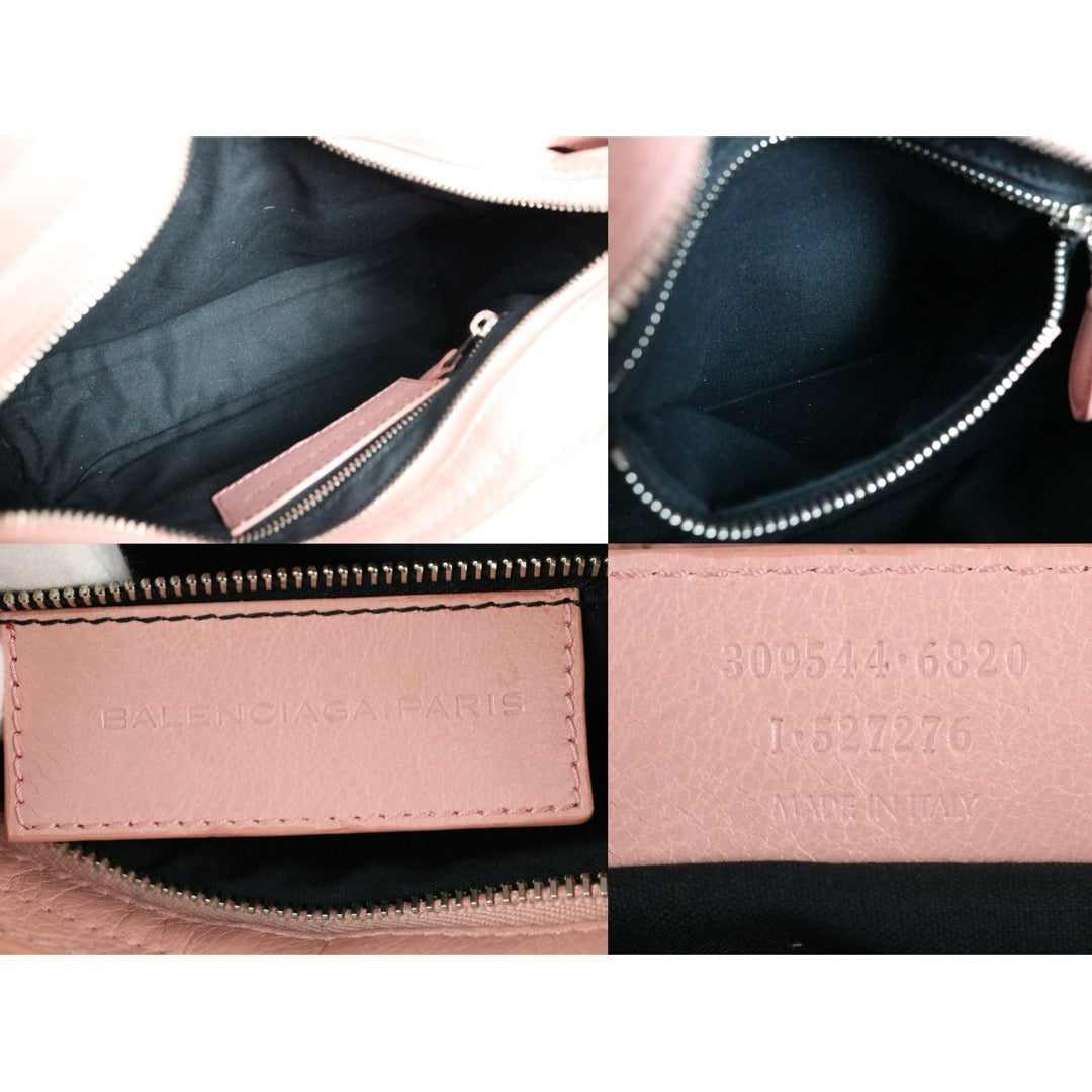 Very Good ( Rank A)｜Balenciaga Calf Leather Neo Mini Classic City Pink HandBag Shoulder Bag ｜W25102312