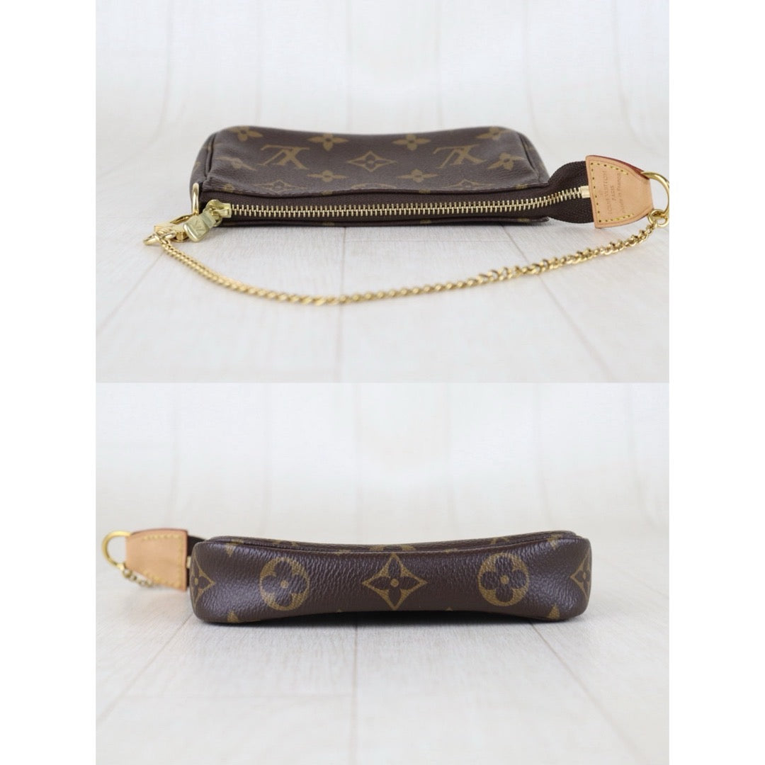 Include Entrupy Certificate of Authenticity｜Very Good ( Rank A) ｜ Louis Vuitton Monogram Mini Pochette Accessoire｜S26071503