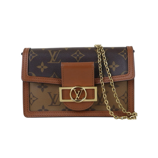 Include Entrupy Certificate of Authenticity｜Good ( Rank AB)｜LV Monogram Reverse Dauphine Chain Bag  IC Chips Model｜S26090727