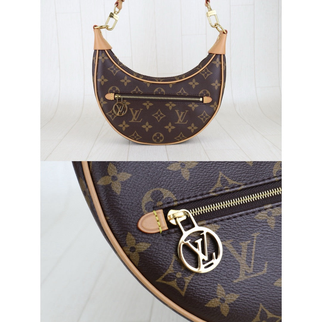 Excellent（Rank SA）｜LV Monogram loopping Pochette Croissant Shoulder Bag｜S25010801
