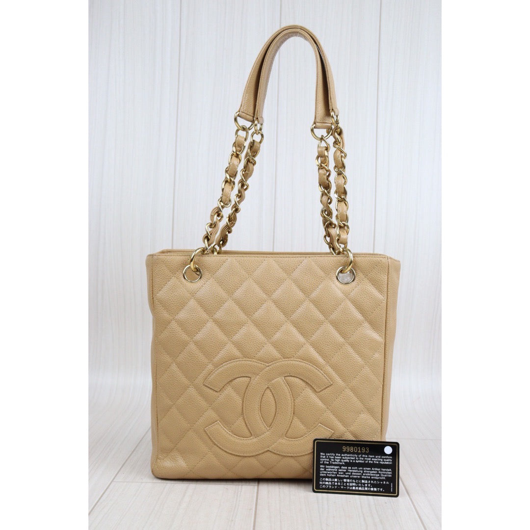 Chanel tote clearance bag beige