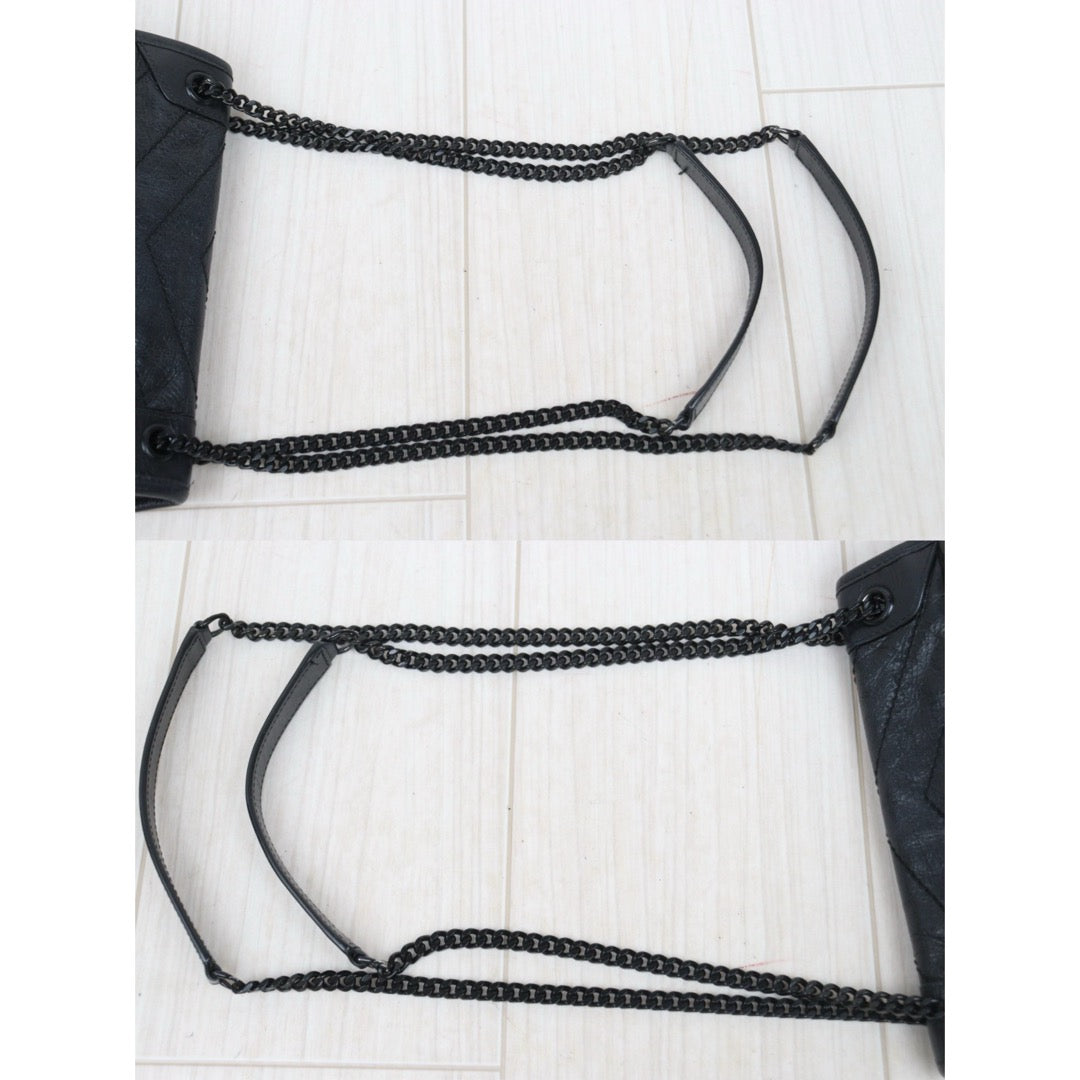 Very Good ( Rank A)｜  Saint Laurent YSL So Black Niki Shoulder Bag Small ｜W25111204