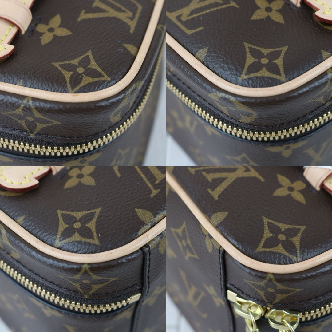 Include Entrupy Certificate of Authenticity｜Very Good ( Rank A)｜ Louis Vuitton Monogram Nice Mini Vanity Handbag IC Chips Model｜X26051718