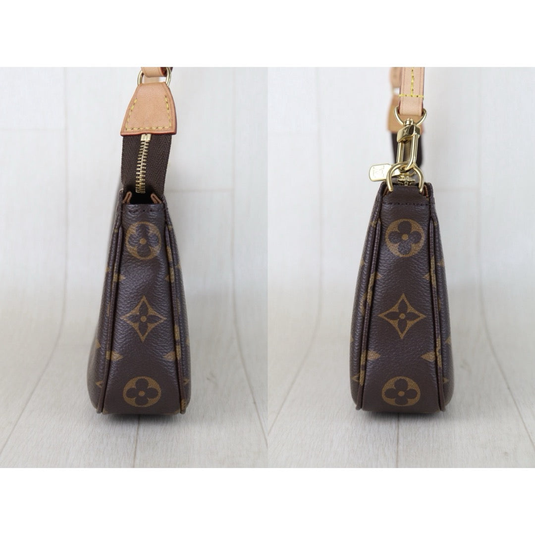 Include Entrupy Certificate of Authenticity｜Very Good ( Rank A)｜ Louis Vuitton Monogram Pochette Accessoire  IC Chips Model｜S26081802