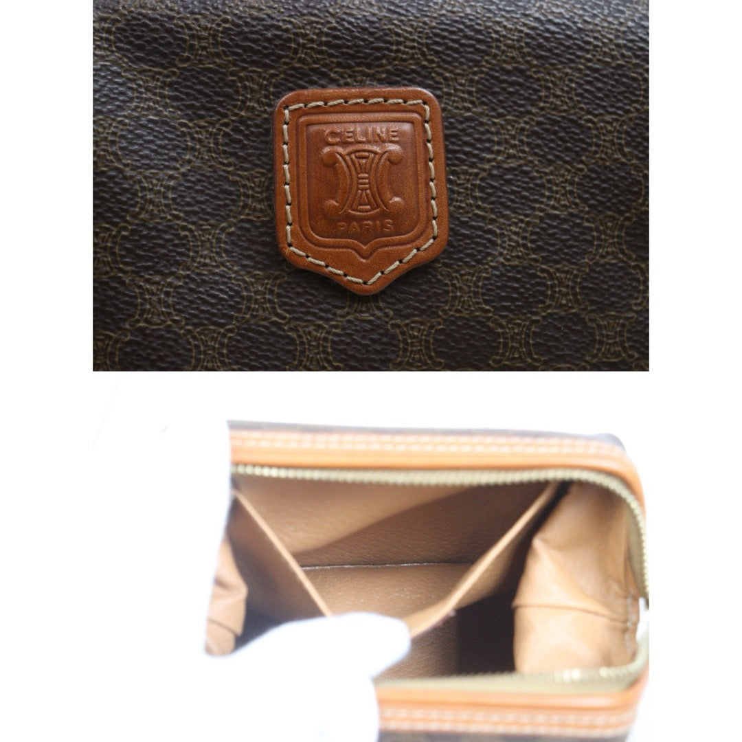 Include Entrupy Certificate of Authenticity｜Good ( Rank AB)｜ CELINE Macadam Vanity Clutch ｜26070909