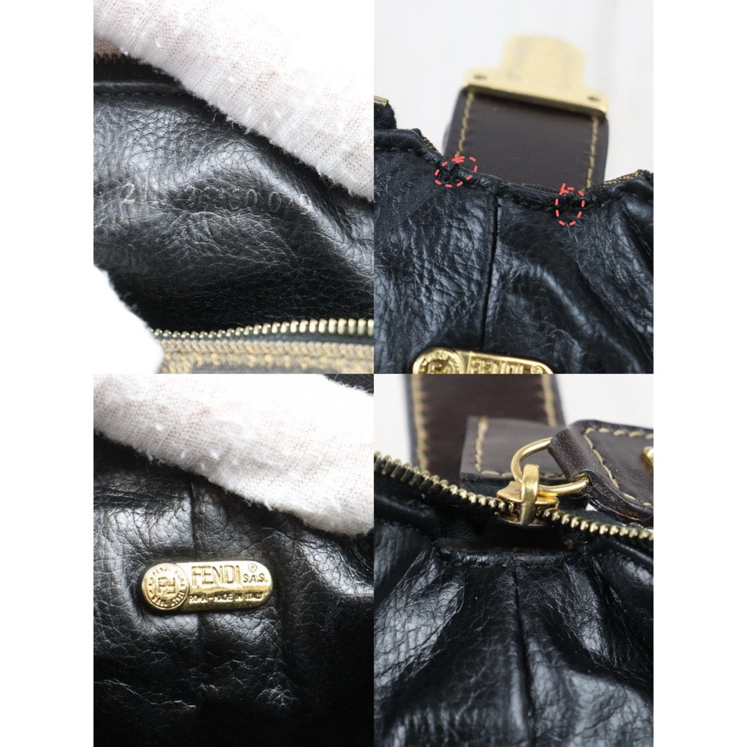 Good ( Rank AB)｜ FENDI PM Zucca Handbag ｜25040811