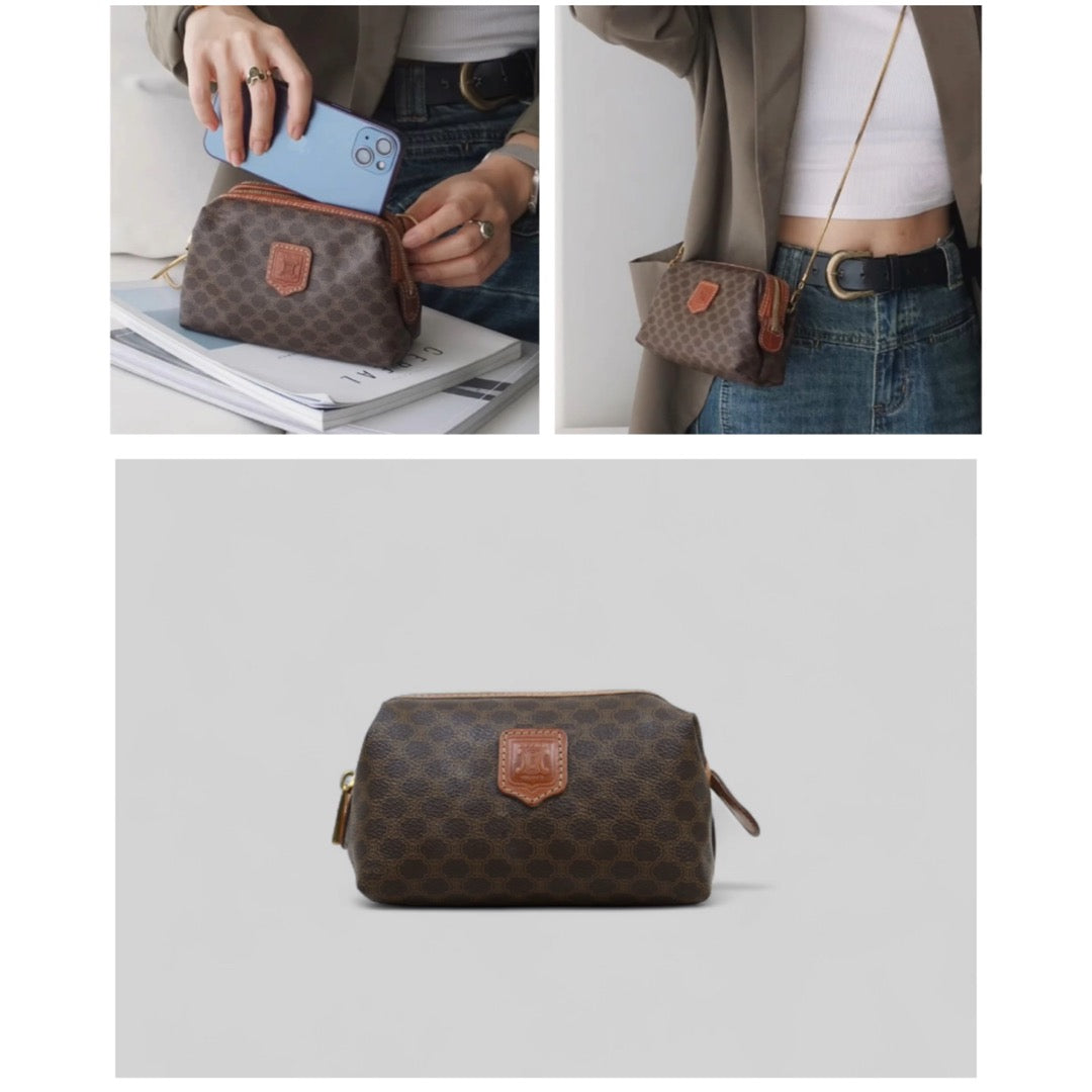 Good ( Rank AB)｜ CELINE Macadam Mini Pouch ｜25051511