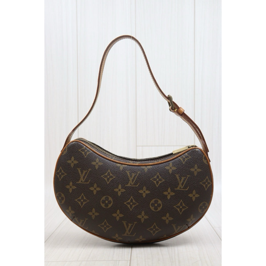 Include Entrupy Certificate of Authenticity｜Good ( Rank AB)｜Louis Vuitton Monogram Pochette Croissant PM Shoulder Bag｜S26060607