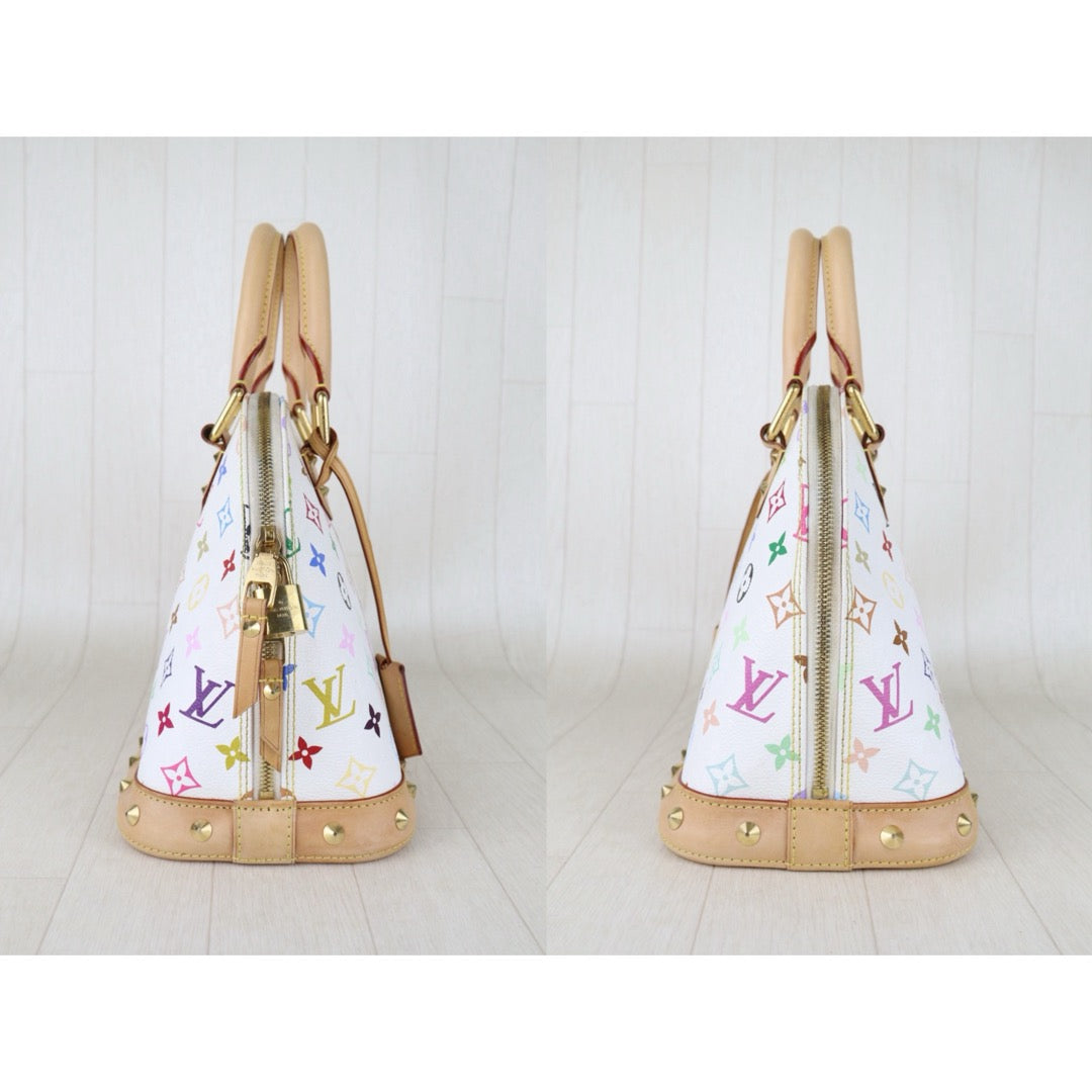 Include Entrupy Certificate of Authenticity｜Very Good ( Rank A)｜  Louis Vuitton Takashi Murakam Multi Monogram Alma Hand Bag ｜S26041802