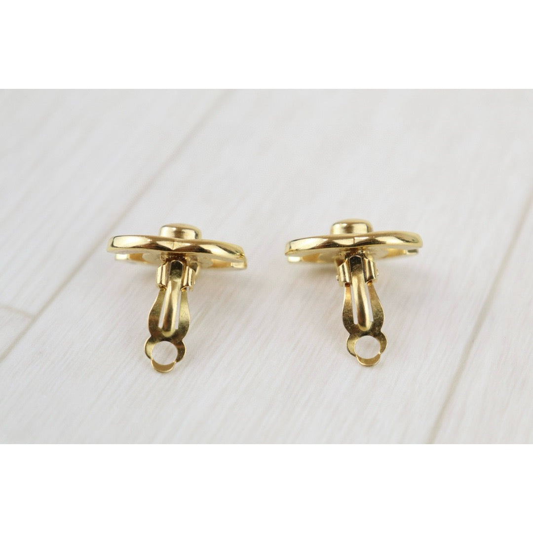 Very Good ( Rank A) ｜CHANEL Vintage 18K Gold Plating Earrings  ｜H24101901