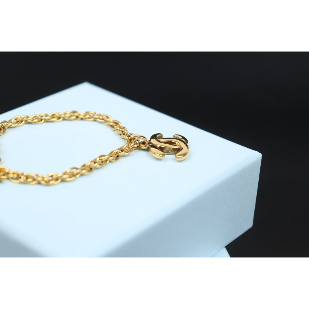 Very Good ( Rank A)｜CHANEL COCO Mark 24K Gold Plated Necklace｜V25061907