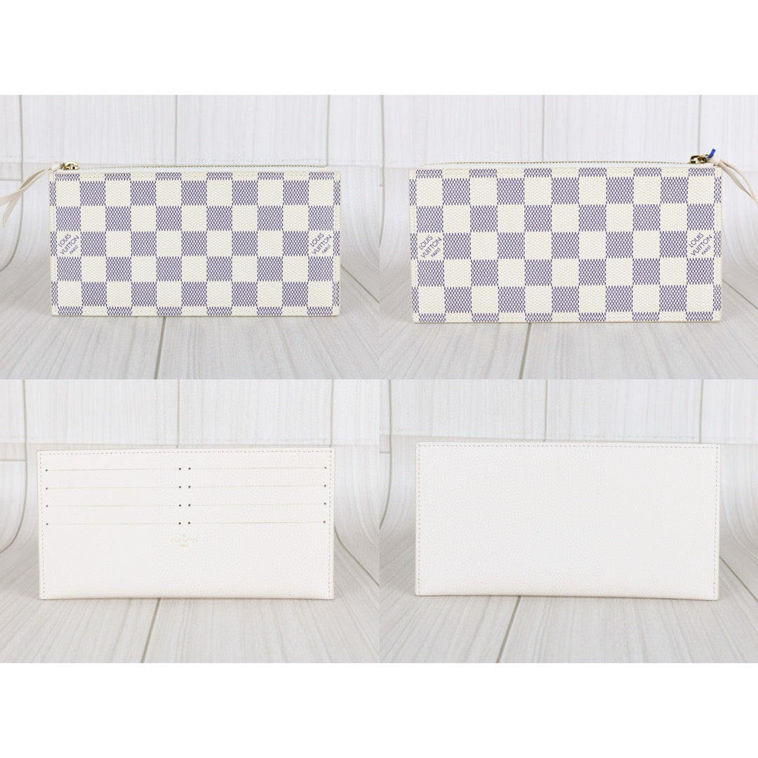 Excellent（Rank SA）｜ LV Damier Azur Nautical Pochette Felicie Shoulder Bag｜X25012704