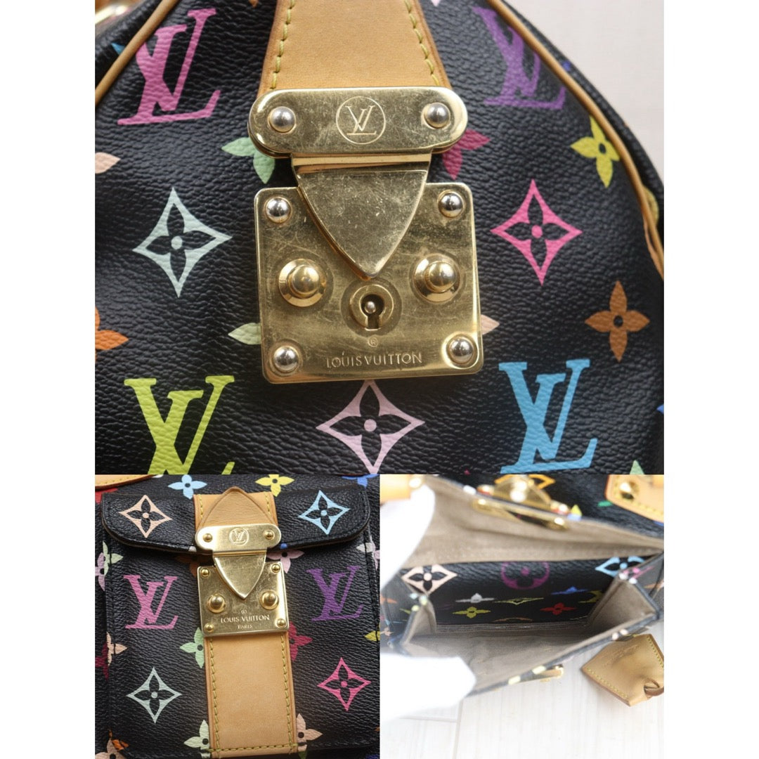 Good ( Rank AB) ｜ LV Monogram Multicolor Speedy 30 Handbag｜S25072902