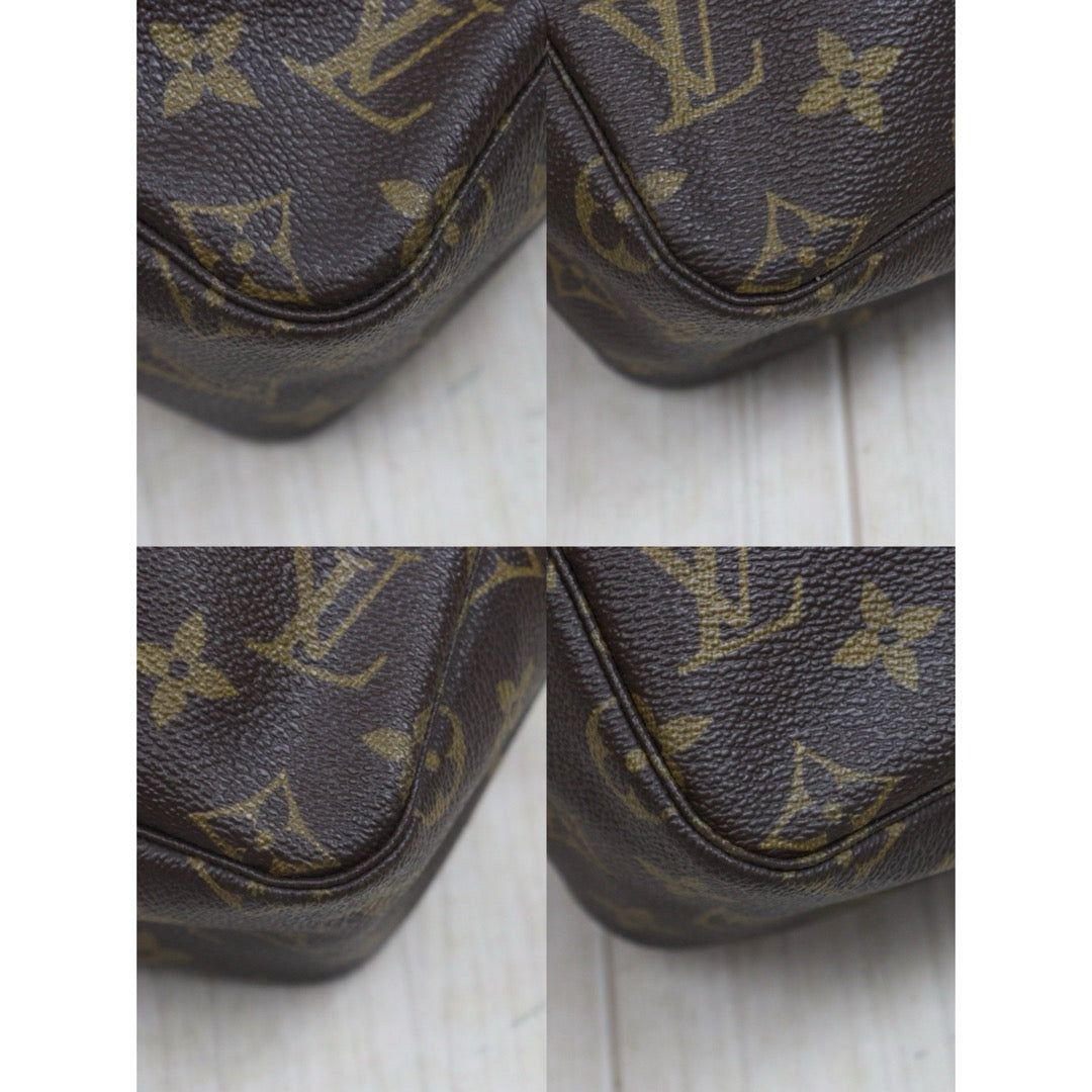 Include Entrupy Certificate of Authenticity｜Good ( Rank AB)｜ Louis Vuitton Truth Toilet 28 Monogram Makeup Pouch｜26072402