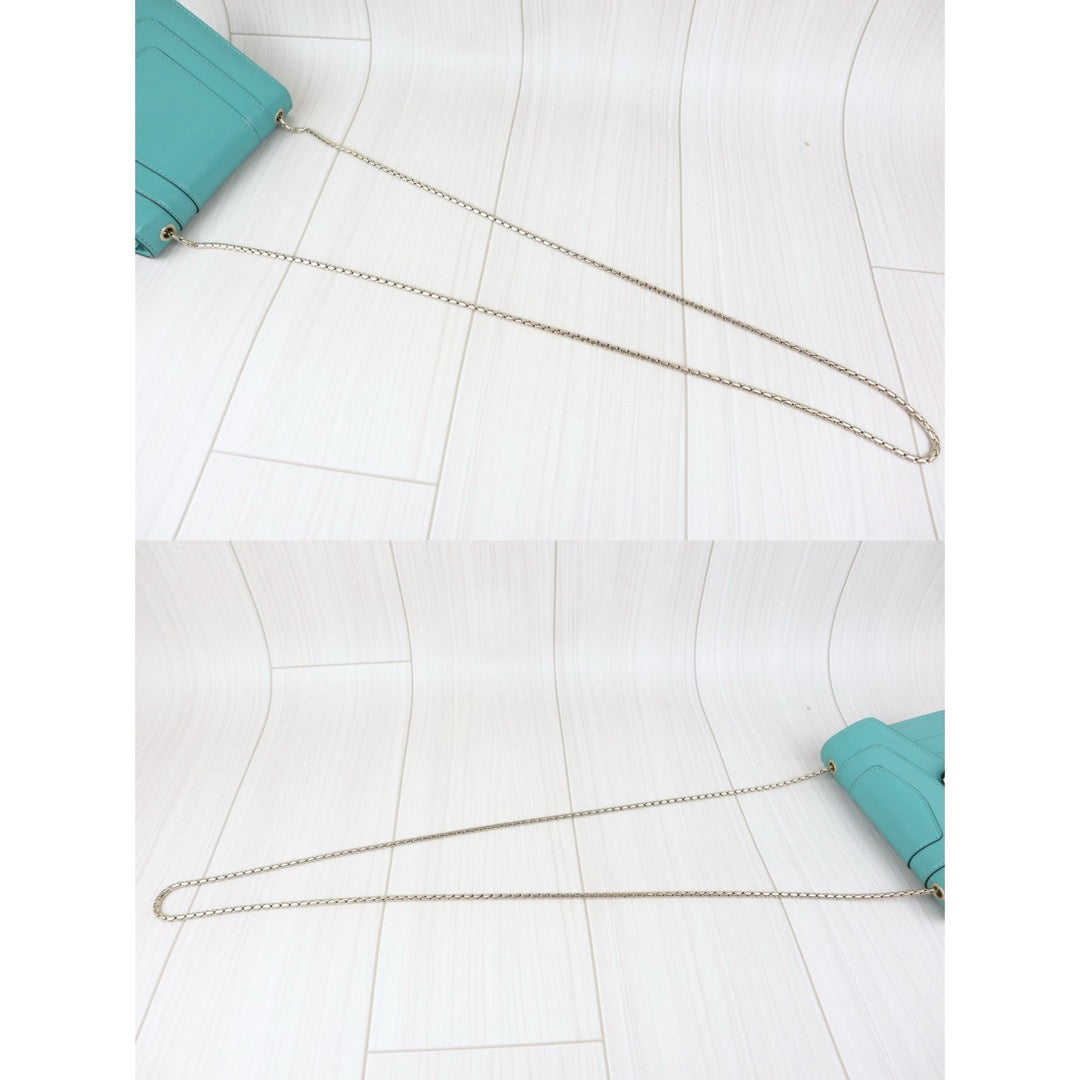 Good ( Rank AB)｜ BVLGARI Enamel Serpenti Forever Chain Shoulder Bag  Emerald｜J25060504