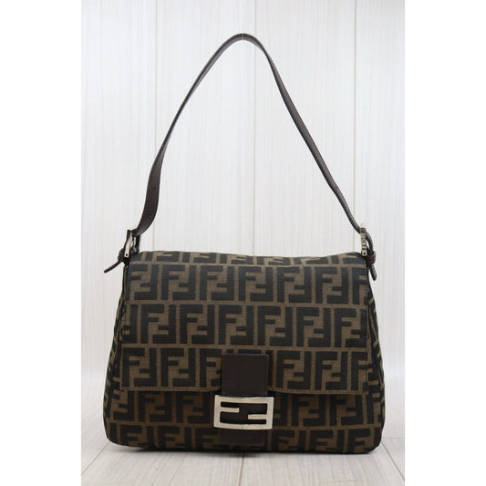 Good ( Rank AB)｜ FENDI Zucca Mamma Baguette Shoulder Bag｜25082206