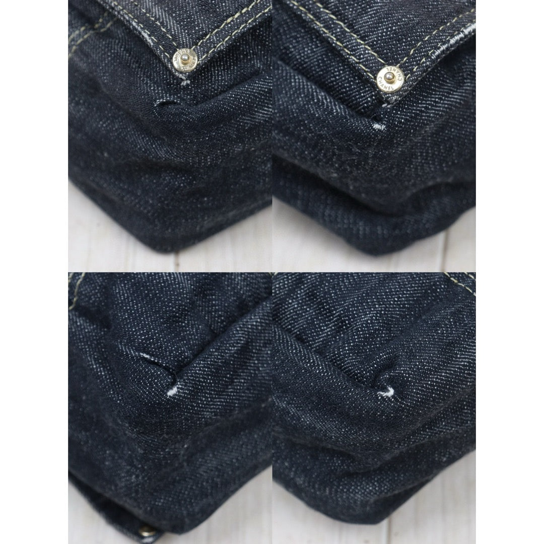 Good ( Rank AB)｜ CHANEL  Denim Blue Shoulder Bag Made in 2005-2006 Year｜P25012208