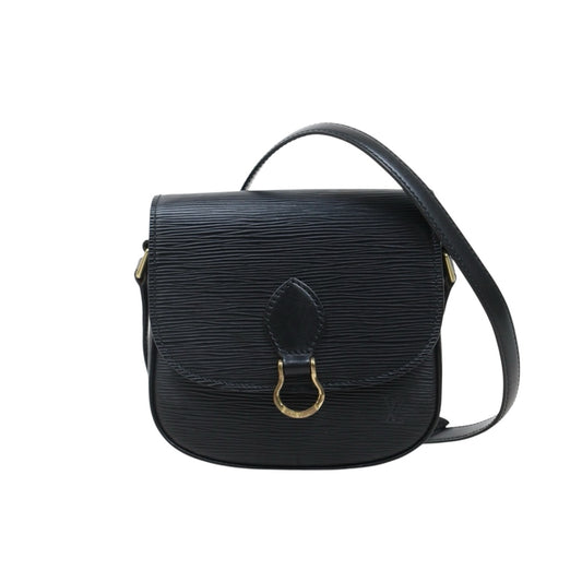 Very Good ( Rank A)｜LV Epi Saint-Cloud PM Shoulder Bag Black｜25070802