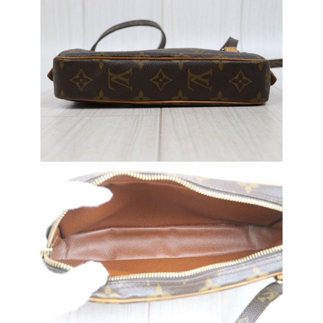 Good ( Rank AB)｜LV Monogram Pochette Marley Bandolier Shoulder Bag｜25120614