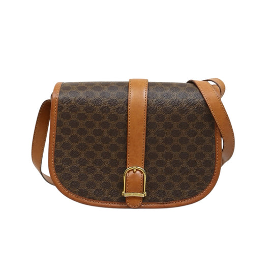 Include Entrupy Certificate of Authenticity｜Good ( Rank AB) ｜ CELINE Macadam Shoulder Bag ｜26041502