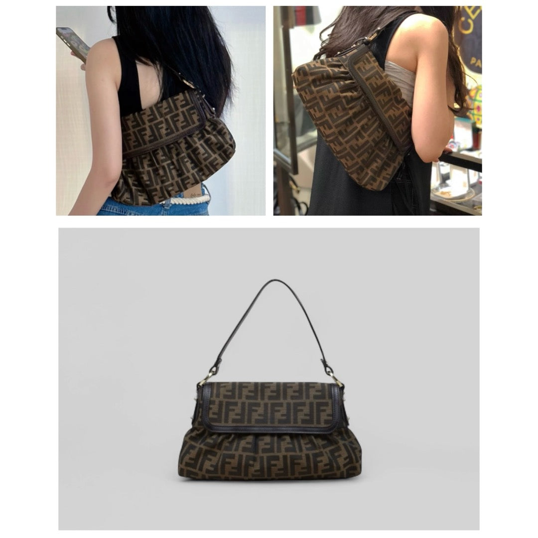 Good ( Rank AB)｜ FENDI Zucca Mamma Hand Bag ｜25042110
