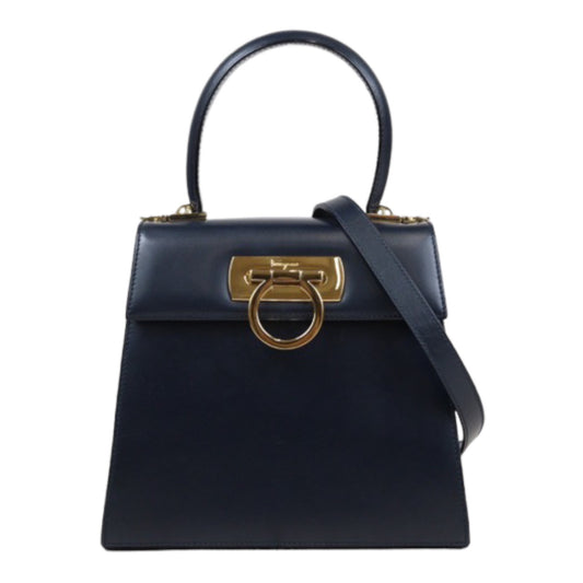 Rank AB  ｜Ferragamo Gancini 2WAY Handbag  Shoulder Bag｜24011806