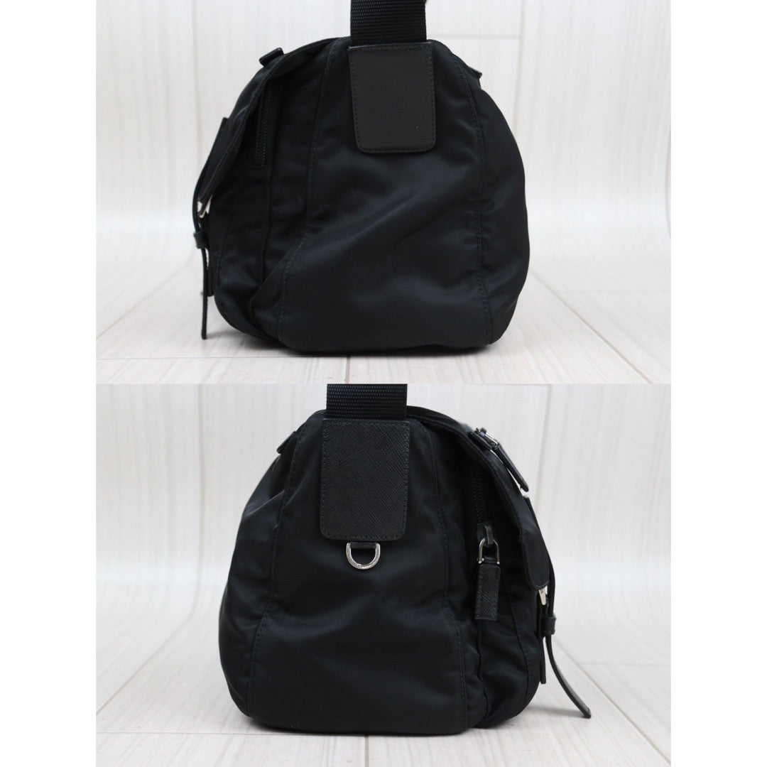 Rank AB｜Prada  Nylon ShoulderBag Black｜24030520