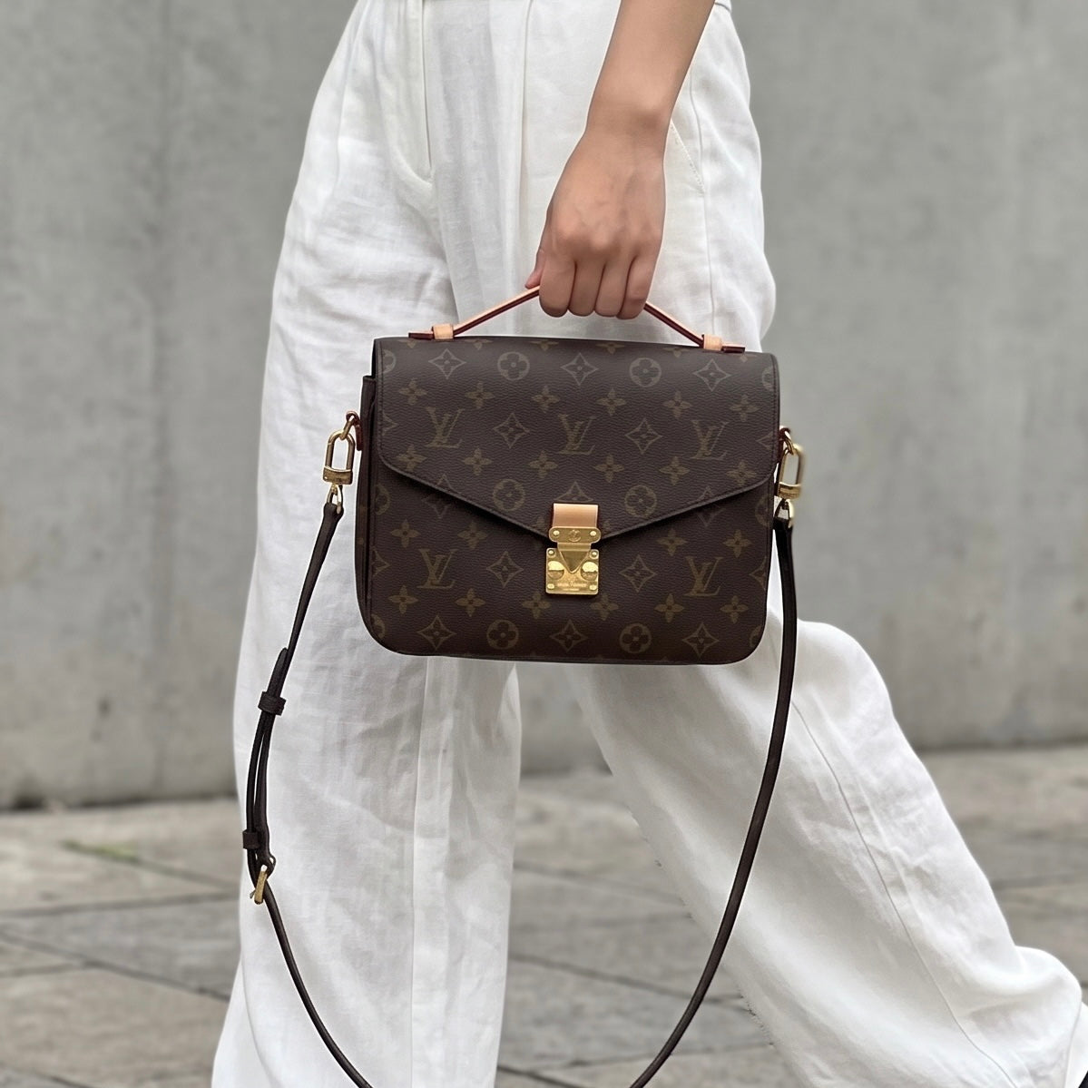Include Entrupy Certificate of Authenticity｜Excellent（Rank SA）｜LV Monogram Pichette Metis ShoulderBag  IC Chips Model｜X26081810