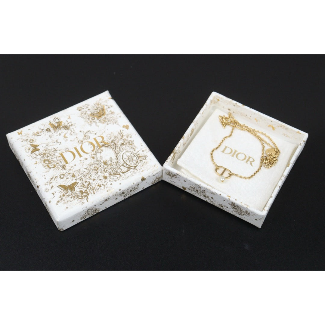 Very Good ( Rank A) ｜ Dior CD Pearl Necklace ｜V25071006