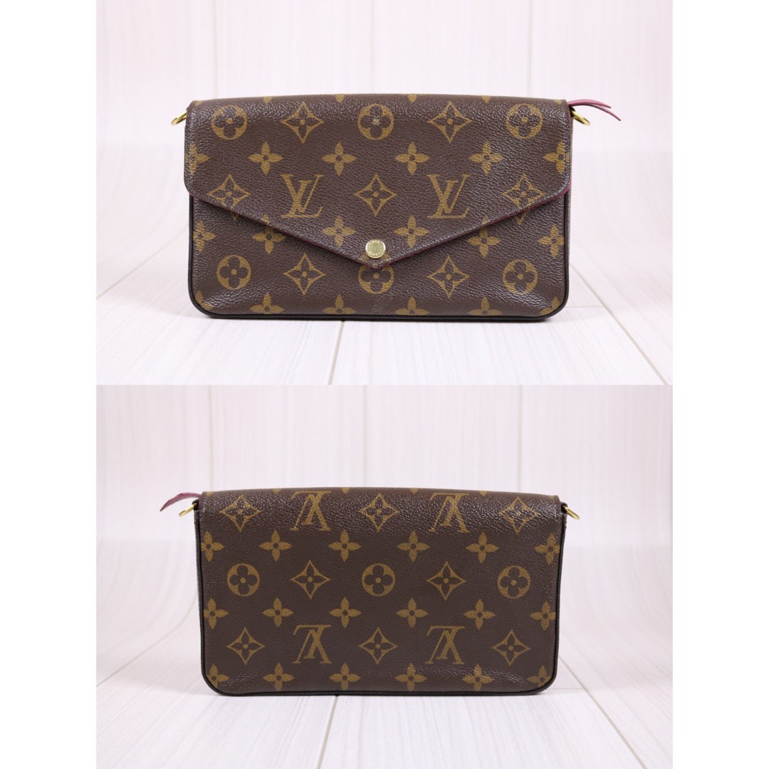 Rank A｜LV Monogram Pochette Felicie Shoulder Bag｜S24030411