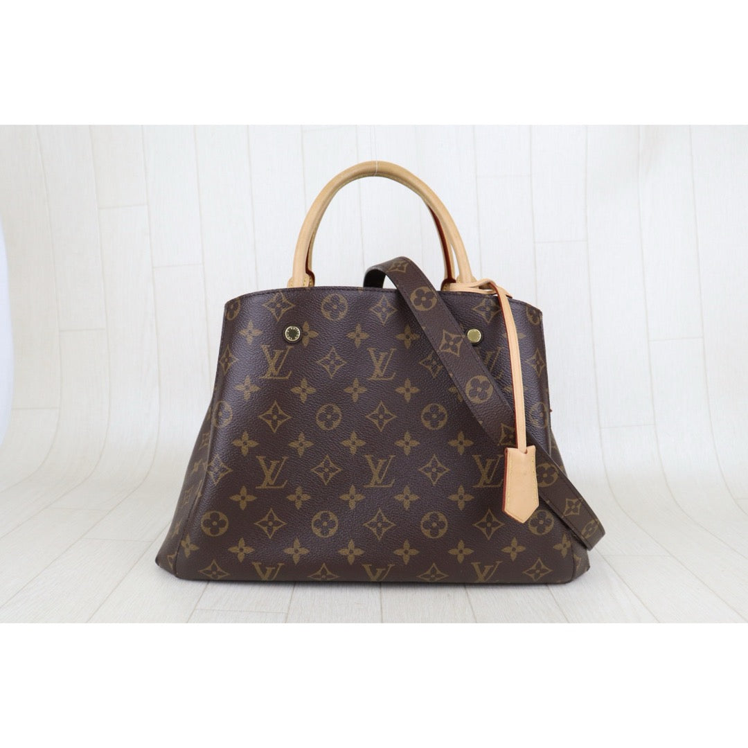 Good ( Rank AB)｜LV Monogram Montaigne MM Hand Bag Shoulder Bag｜S25090106