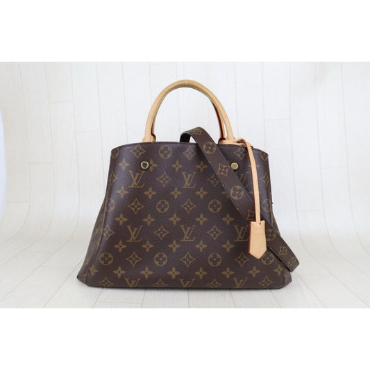 Good ( Rank AB)｜LV Monogram Montaigne MM Hand Bag Shoulder Bag｜S25090106
