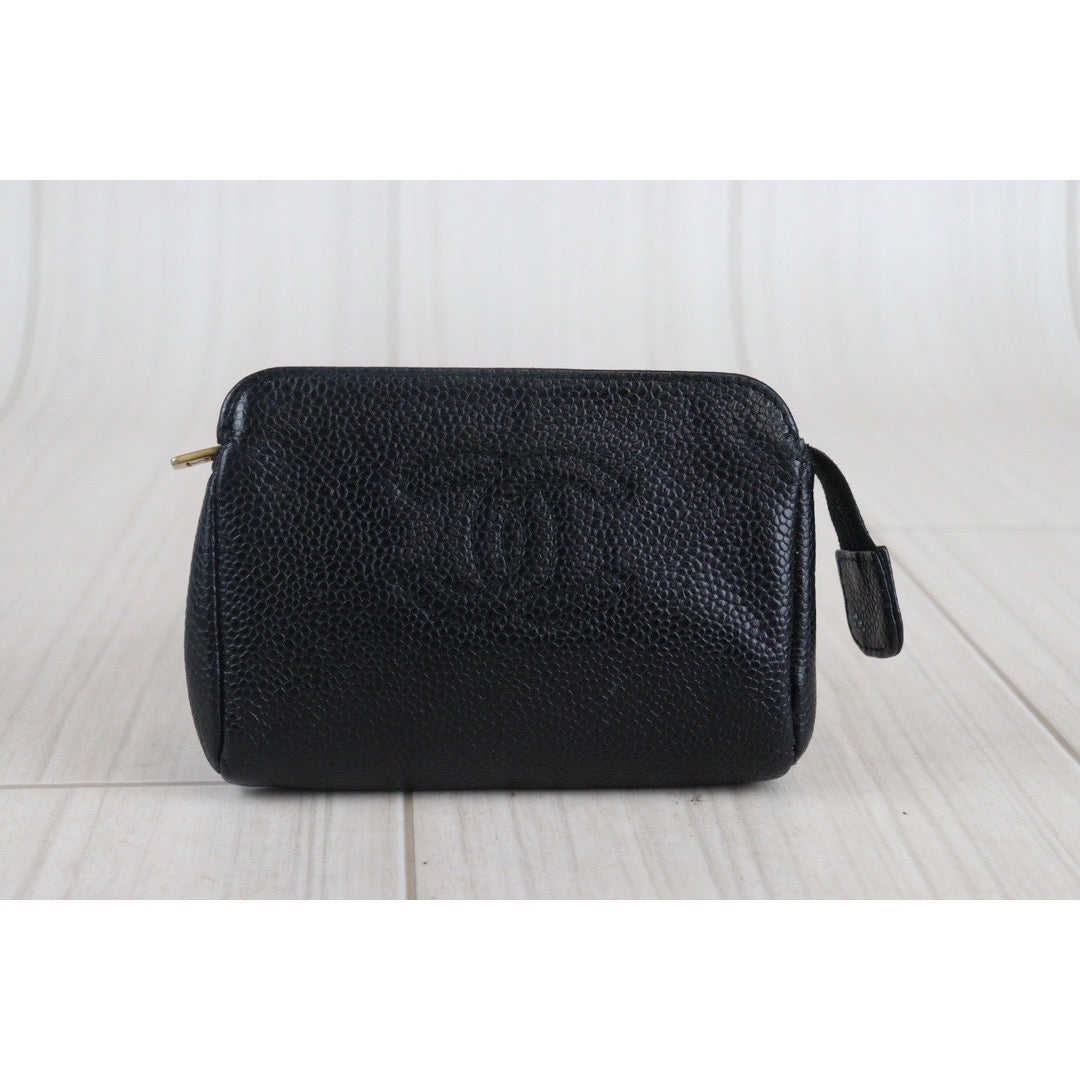 Rank A ｜Chanel Caviar Skin Pouch｜V23090734