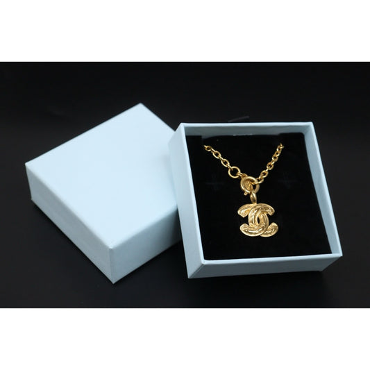 Very Good ( Rank A) ｜  CHANEL Vintage Coco Mark Gold Necklace ｜25073105