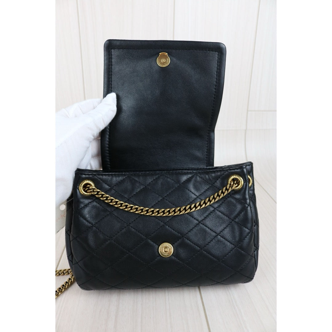 Include Entrupy Certificate of Authenticity｜Very Good ( Rank A)｜  Saint Laurent YSL Nolita Mini Shoulder Bag Black ｜S26042506
