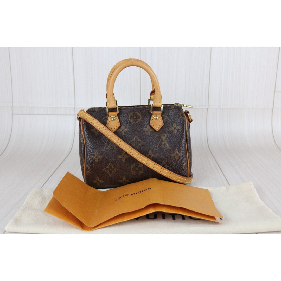 Good ( Rank AB)｜LV Monogram Nano Speedy  Shoulder Bag｜S25090402