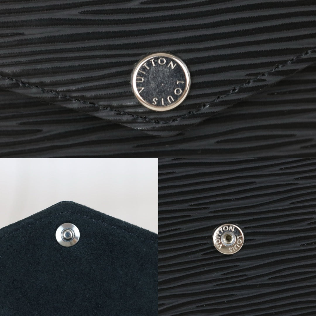Include Entrupy Certificate of Authenticity｜Very Good ( Rank A)｜Louis Vuitton Epi Pochette Felicie Chain ShoulderBag  Black  IC Chips Model｜X26081806