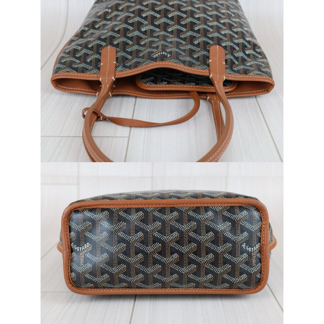 Very Good ( Rank A) ｜ Goyard Anyone Mini Tote Bag Brown｜B25011002