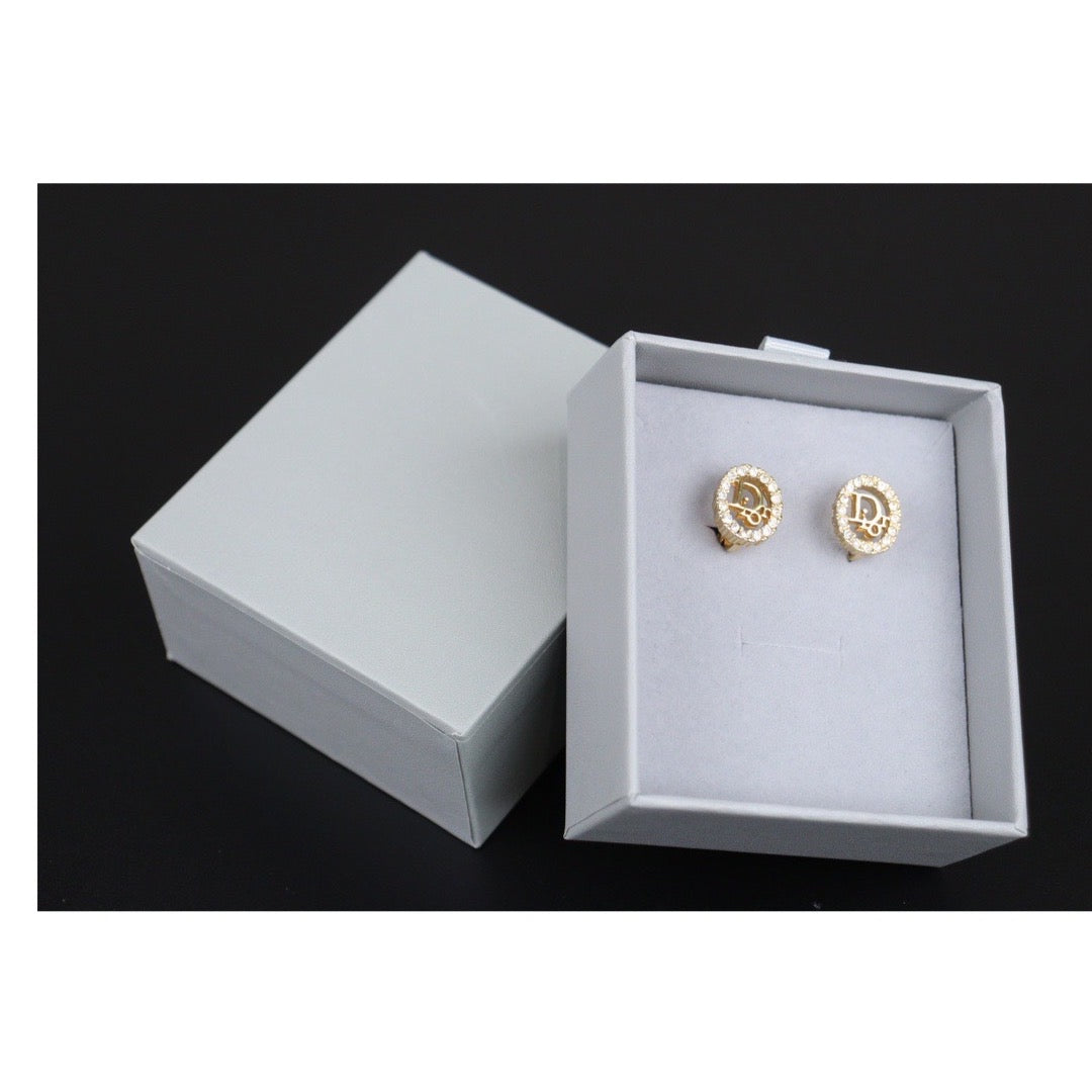 Rank A ｜ Dior CD Earring Gold Plated｜23110218