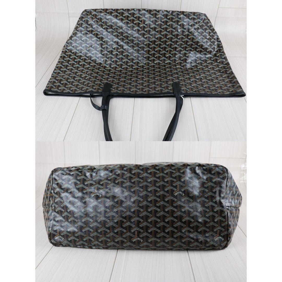Very Good ( Rank A)｜ Goyard Saint-Louis GM Tote Bag Black｜S25070701