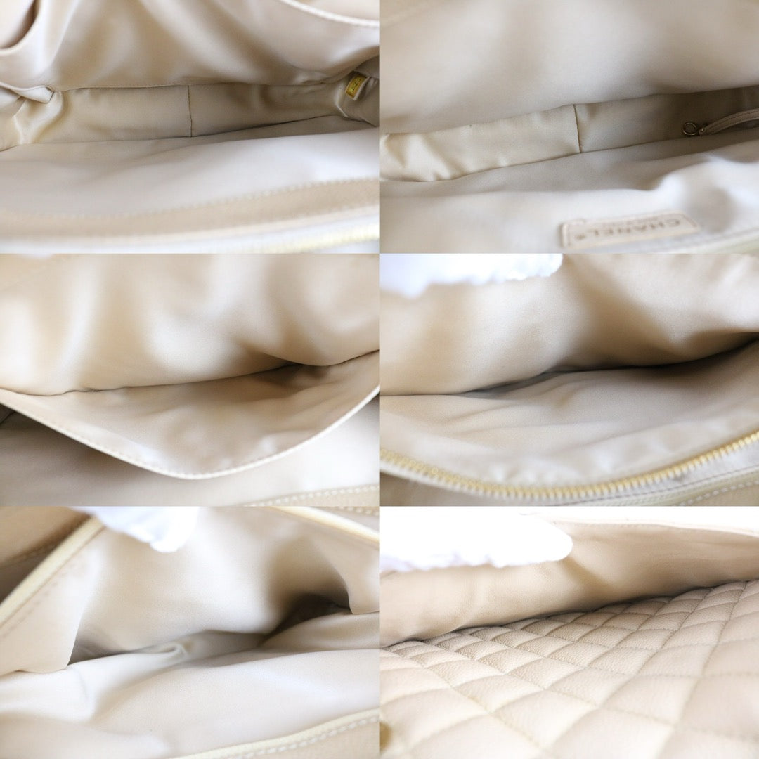Very Good ( Rank A) ｜ CHANEL Caviar Skin Matrasse Chain GST Tote Bag  Beige  Made In 2010-2011Year｜S25122306