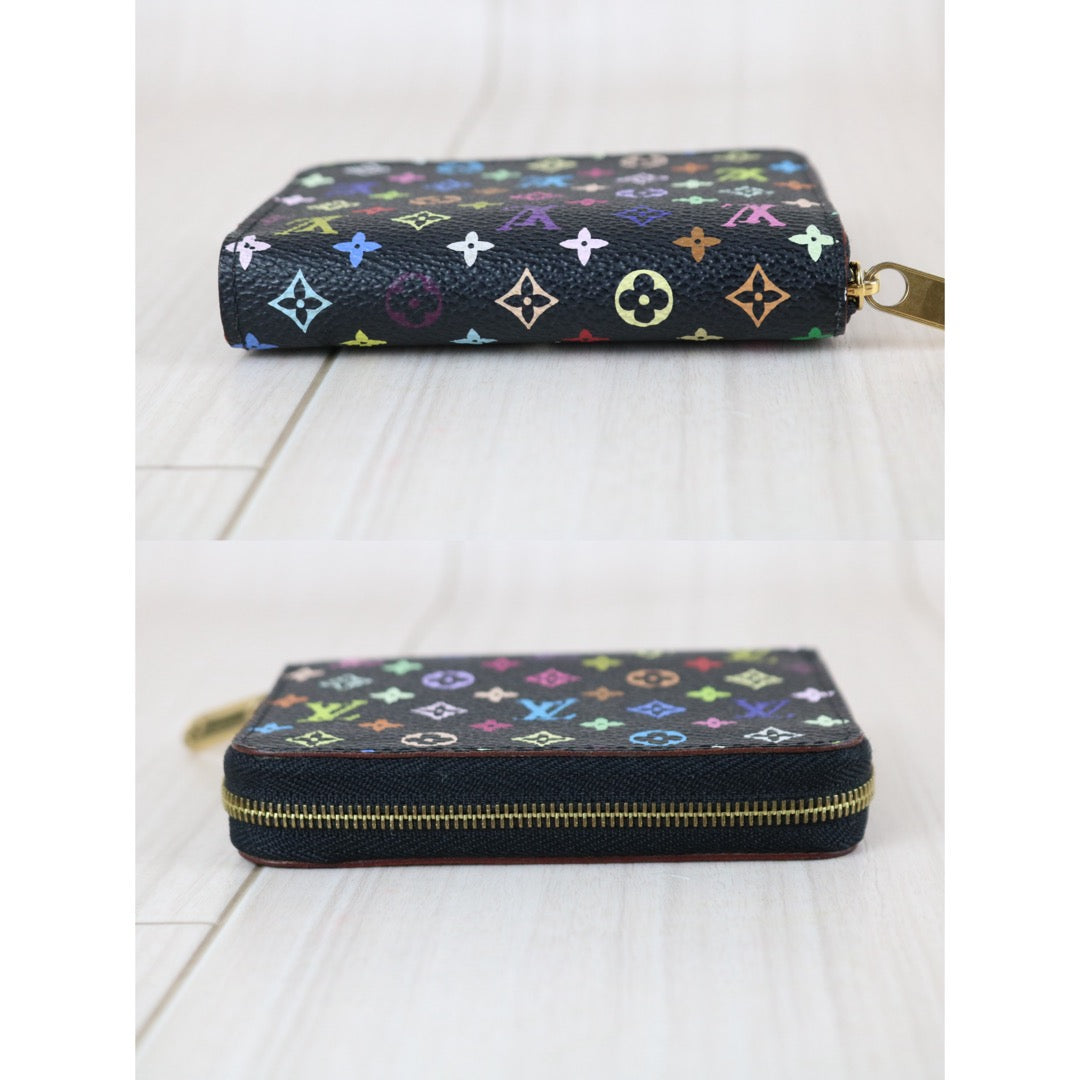 Include Entrupy Certificate of Authenticity｜Good ( Rank AB)｜ Louis Vuitton Monogram Multicolor Zippy Coin Wallet ｜X26100717