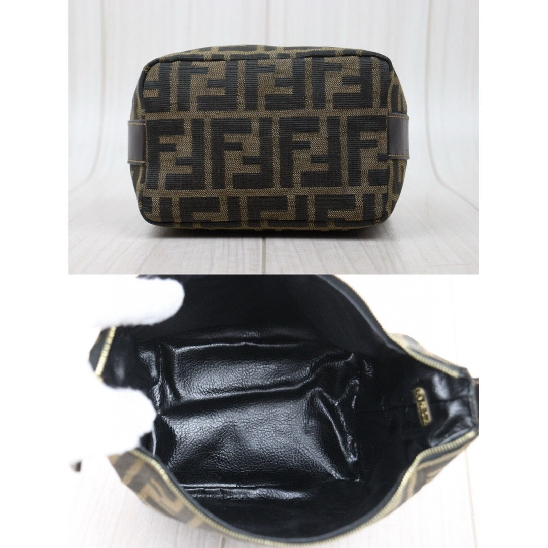 Good ( Rank AB)｜ FENDI PM Zucca Handbag ｜25040811