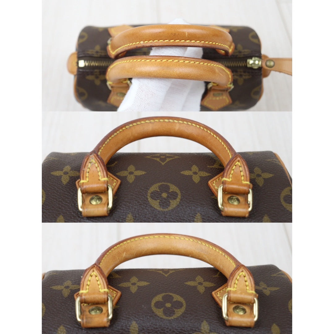 Rank AB ｜ LV Monogram Mini Speedy Handbag With Shoulder Strap｜24050920