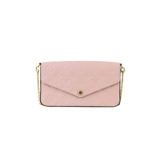Very Good ( Rank A)｜LV Monogram Empreinte Pochette Felicie Shoulder Bag Pink｜S25103009